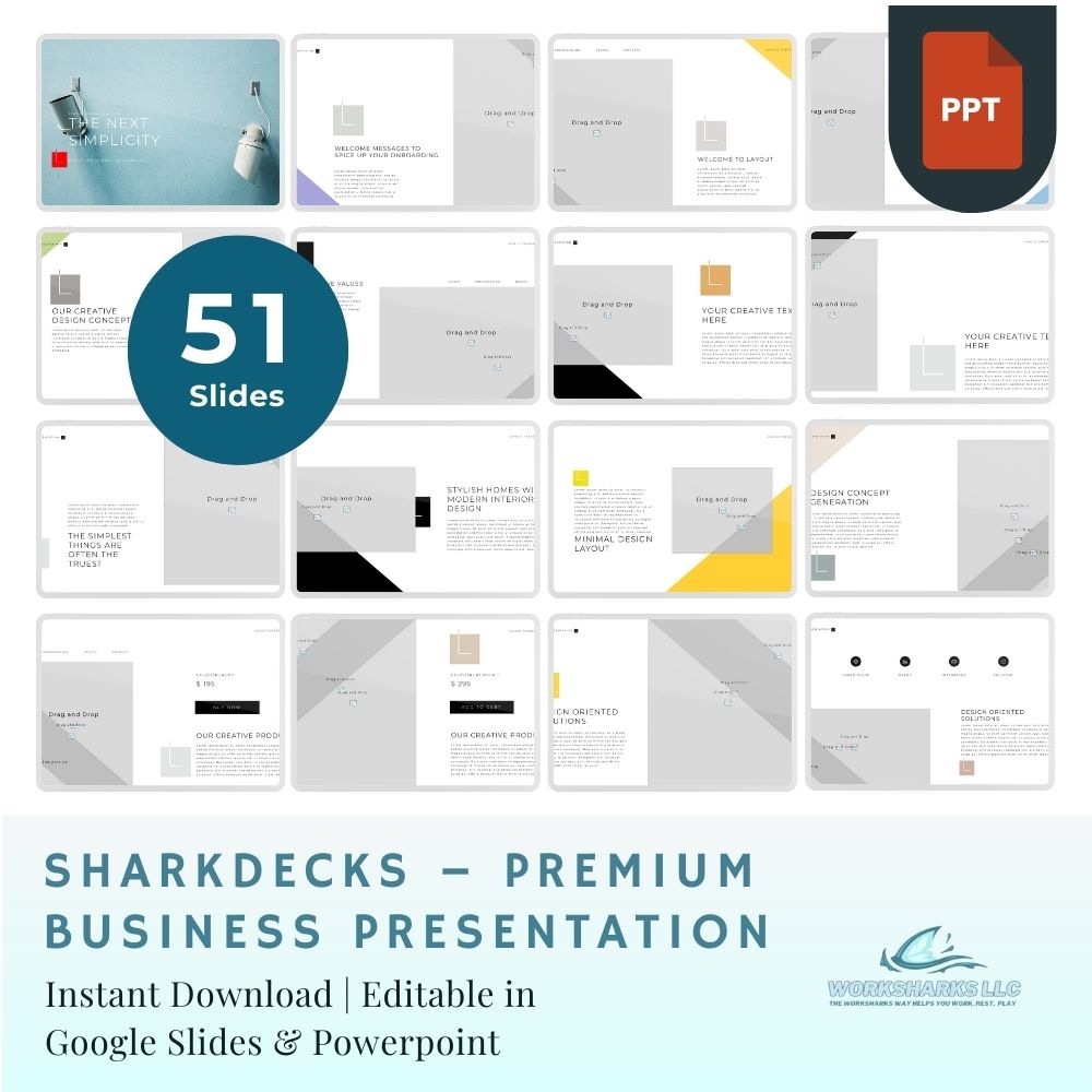 SharkDecks – Premium Business Presentation Templates